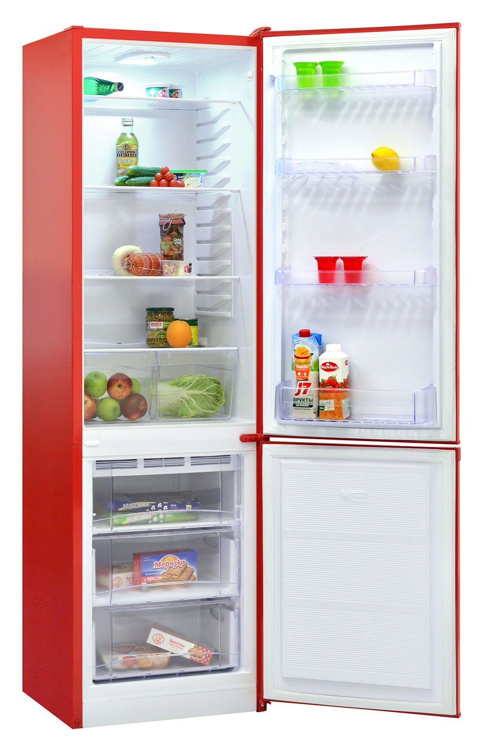   Холодильник Nord NRB 120 832 (красный)