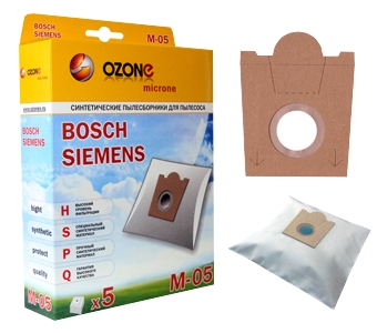 Одноразовый мешок для пылесоса Мешок для пылесоса OZONE micron M-05