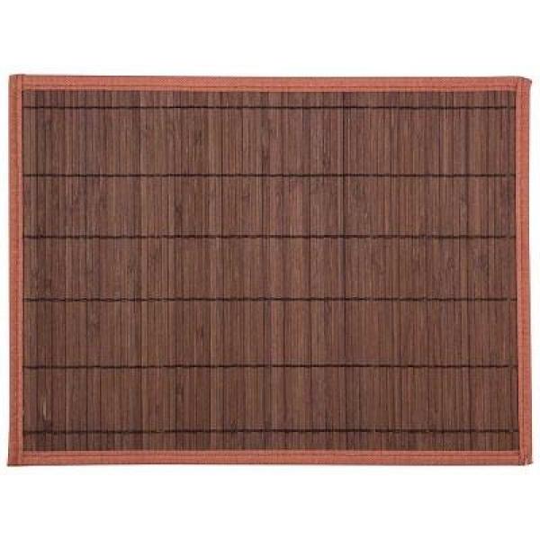 Салфетка сервировочная из бамбука BM-05, цвет: тёмно-коричневый, подложка: EVA. ( 48 ) 312350-SK
