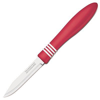 Нож Tramontina CorCor 23461/173 для овощей 7,5 см красн.блистер