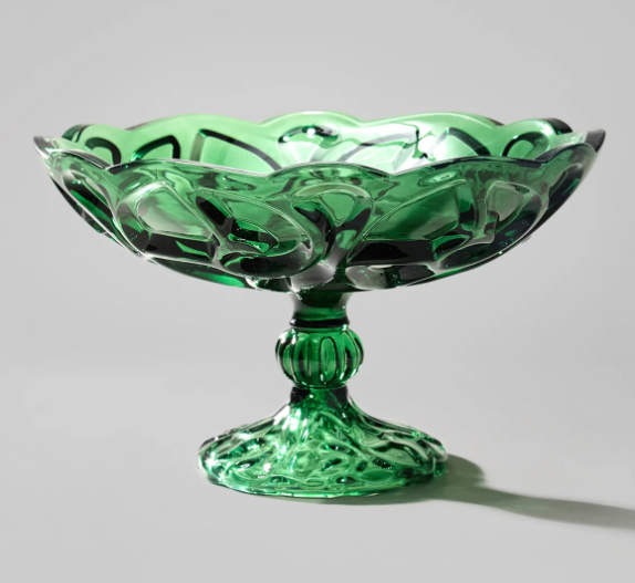 Фруктовница lefard ELEGIA EMERALD 29Х18,5 см. 695-077