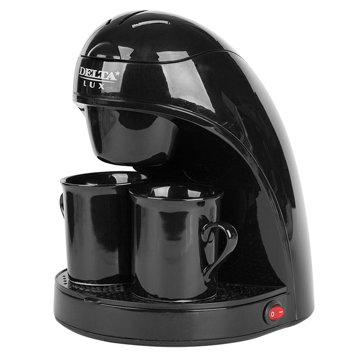 Капельная кофеварка Delta LUX DL-8132 черная