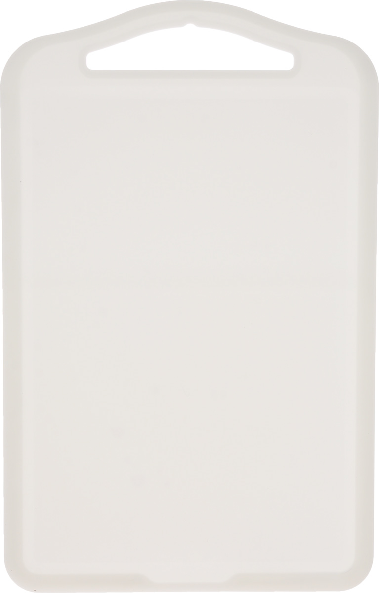 Доска разделочная Dunya Plastik "Эко", цвет: белый, 21,5 х 34,5 см