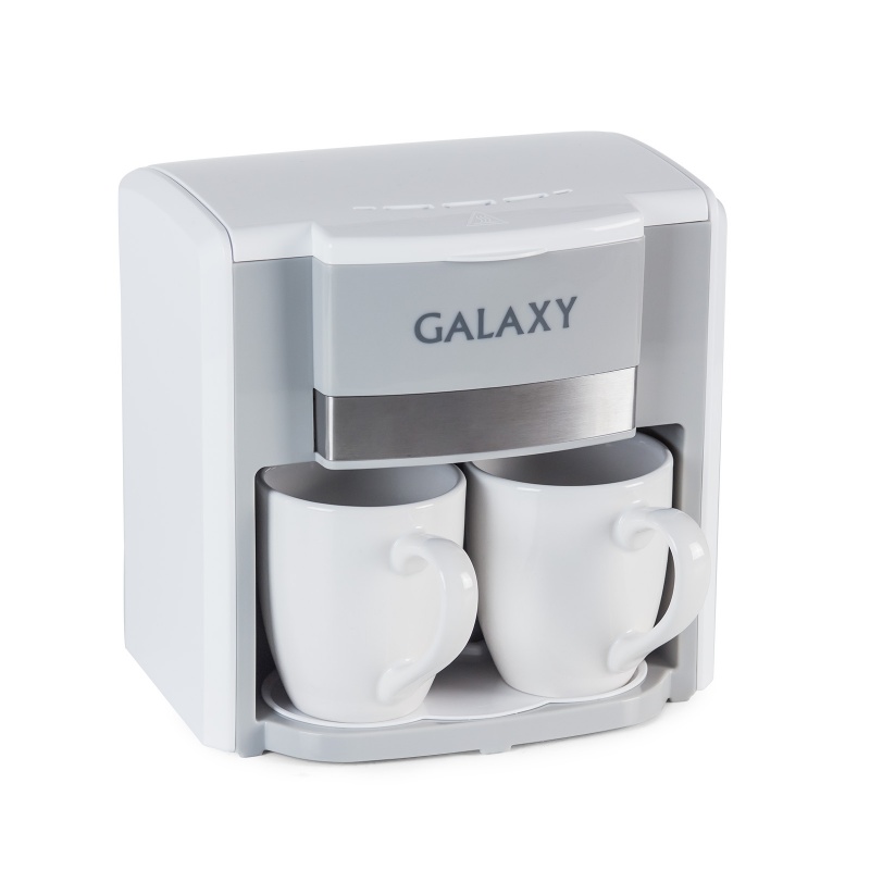 Кофеварка Galaxy GL 0708 белый