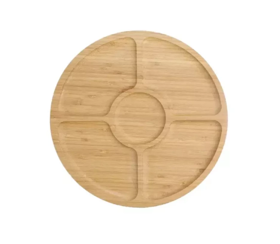 Менажница круглая 30х30 см, 5 секций RA-5848