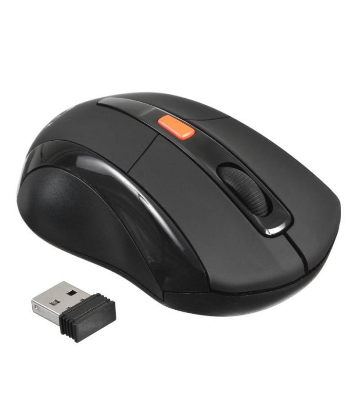 Мышь Oklick 585MW, черный, оптическая, (1600dpi), беспроводная, USB
