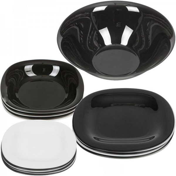 Набор посуды Luminarc Carine Black&White d2381/N1491