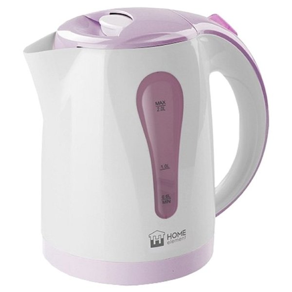 Чайник электрический Home Element HE-KT156 белый/фиолетовый