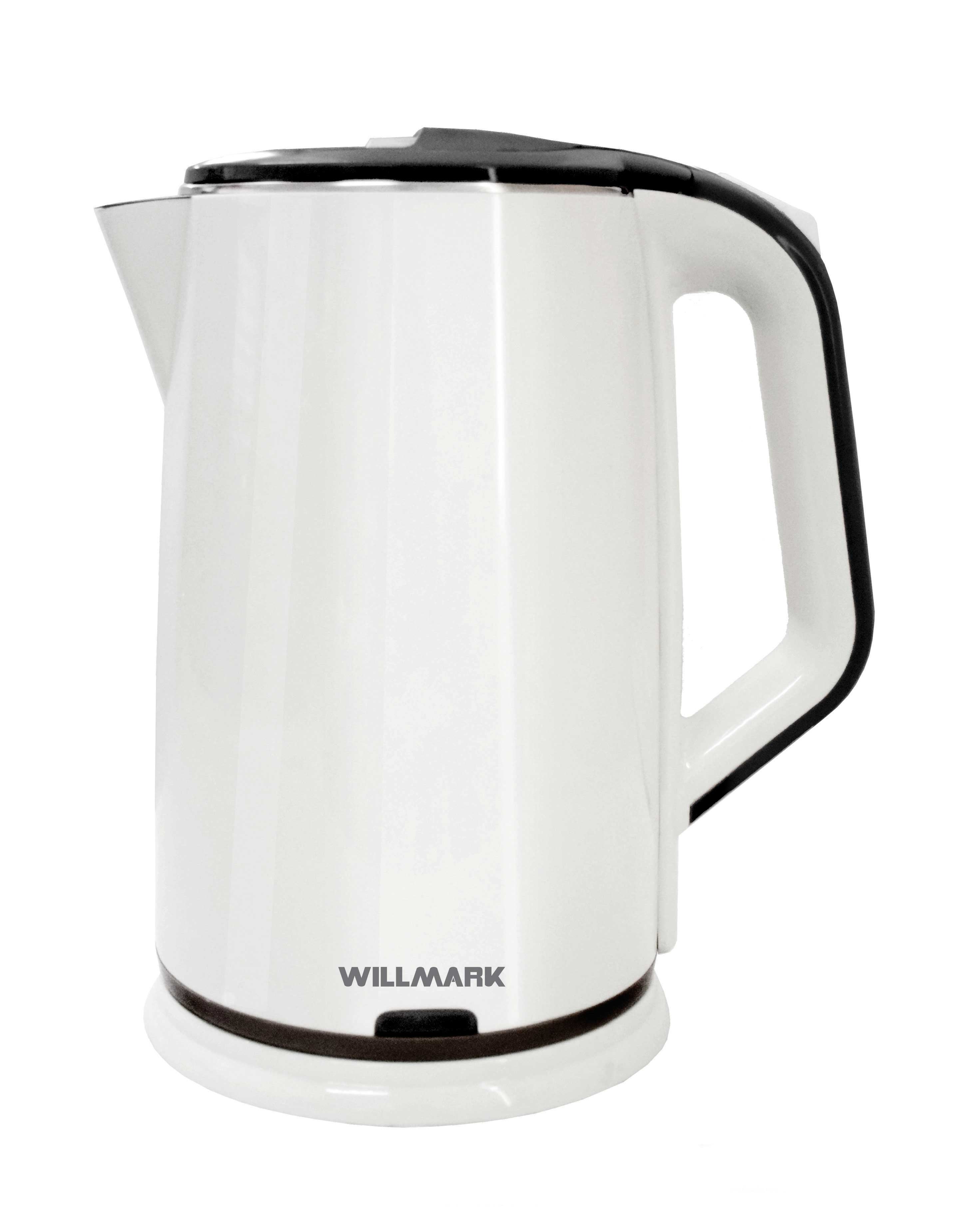 Электрический чайник WILLMARK WEK-2012PS белый