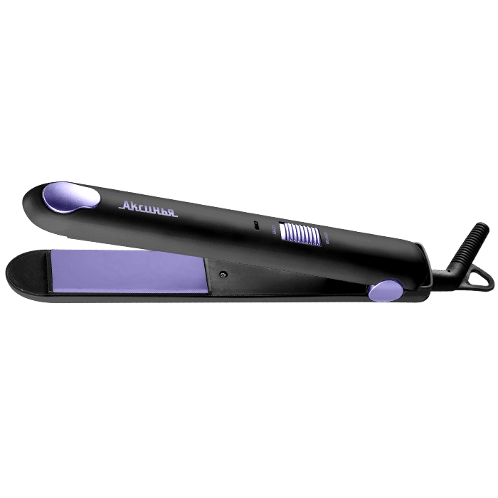 Выпрямитель для волос АКСИНЬЯ КС-802 черные с фиолетовым