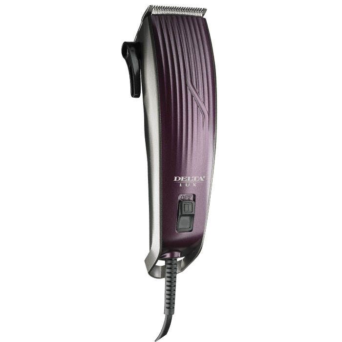 Машинка для стрижки волос DE-4200 темно-сиреневая Delta Lux