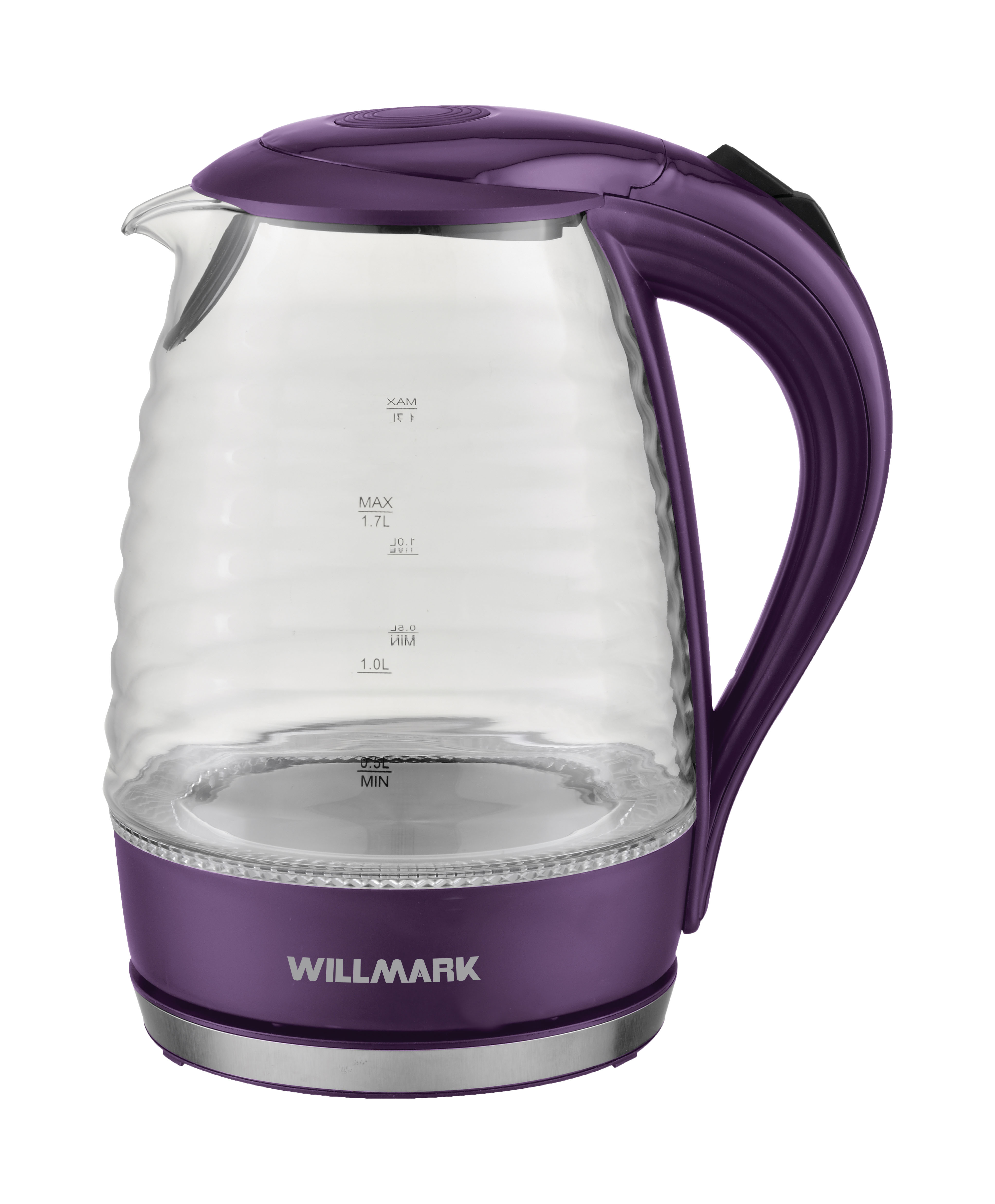Чайник WILLMARK WEK-1706G пурпурный