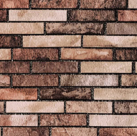 Пленка самоклеящаяся 0,45х2м, кирпич коричневый 008193-SK