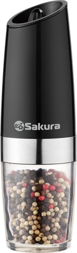 Мельничка для соли и перца Sakura SA-6643BK