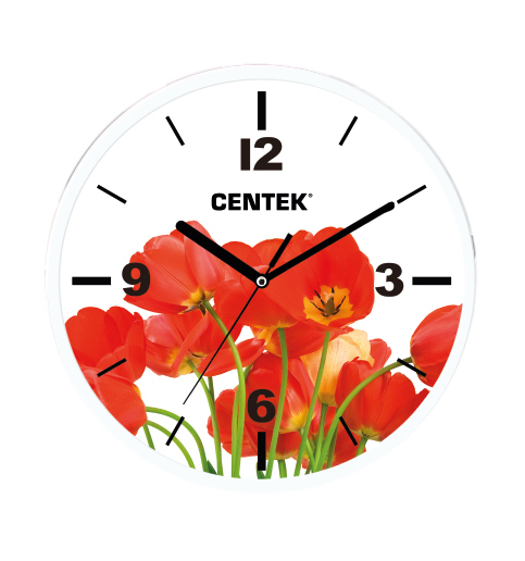 Настенные часы Centek СТ-7102 Tulips