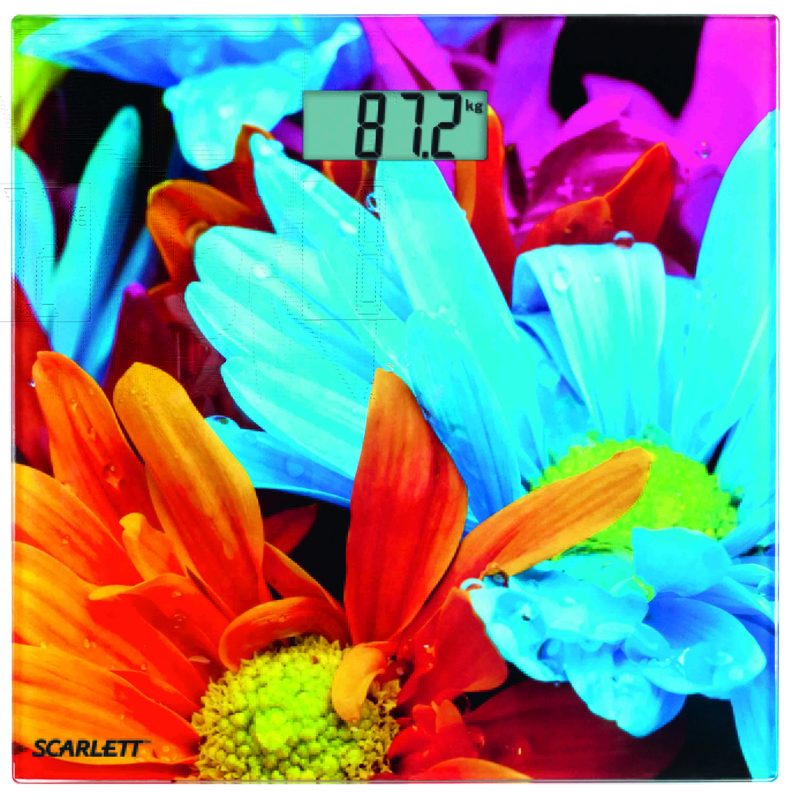 Весы напольные Scarlett SC-BS33E001 цветочный рай