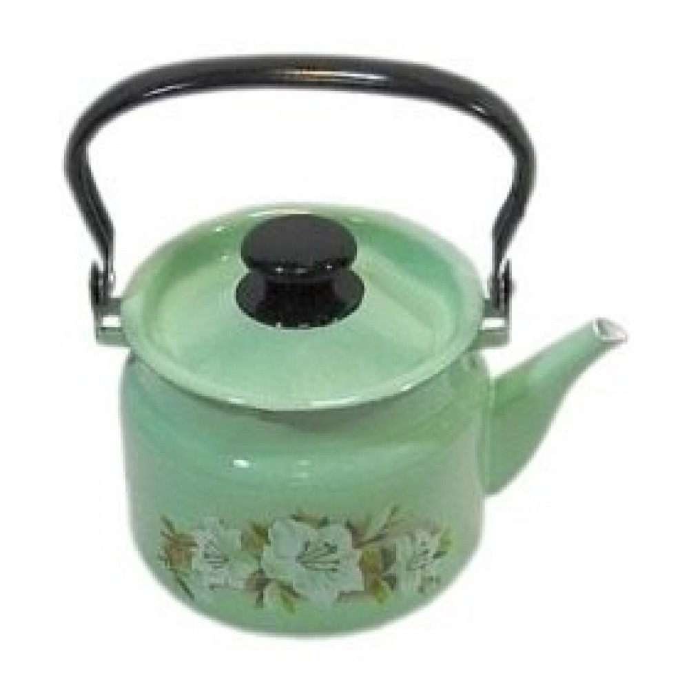 Эмалированный чайник КМК 1,5 л. 42715-083/6-У4 салатовый