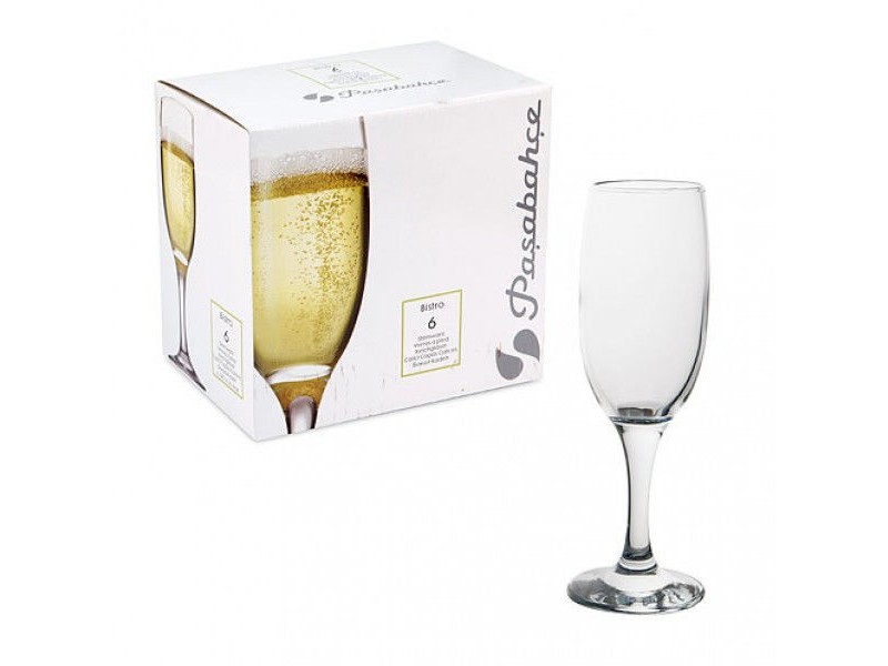 Набор бокалов для шампанского Pasabahce Bistro 44419