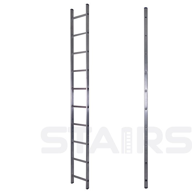 Лестница Stairs AL110 1-но секционная 10 ступеней приставная
