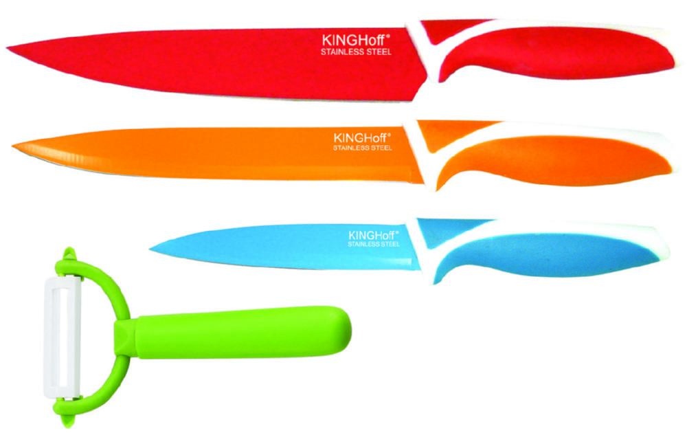 Ножи Kinghoff 4пр.керам KH-5173