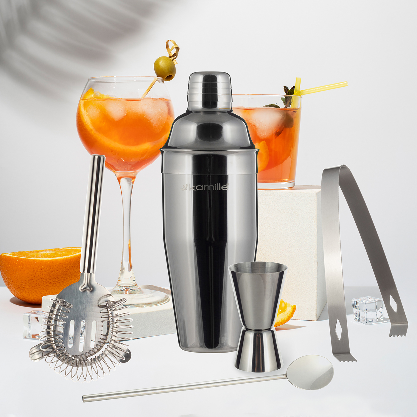 Набор шейкер 5 элементов "Kamille" КМ-7764