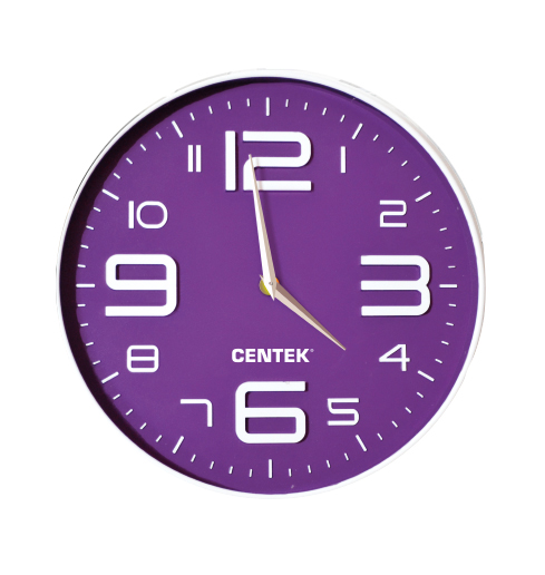 Настенные часы Centek СТ-7101 фиолетовый
