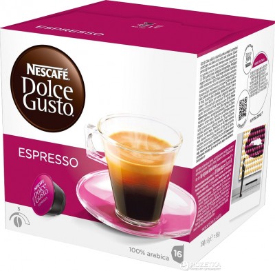Кофе в капсулах NESCAFE Dolce Gusto Espresso 16 шт 96 г 