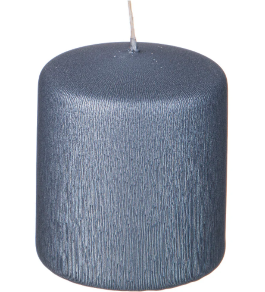 Свеча Adpal Столбик 7/5,8см Серый. 348-869