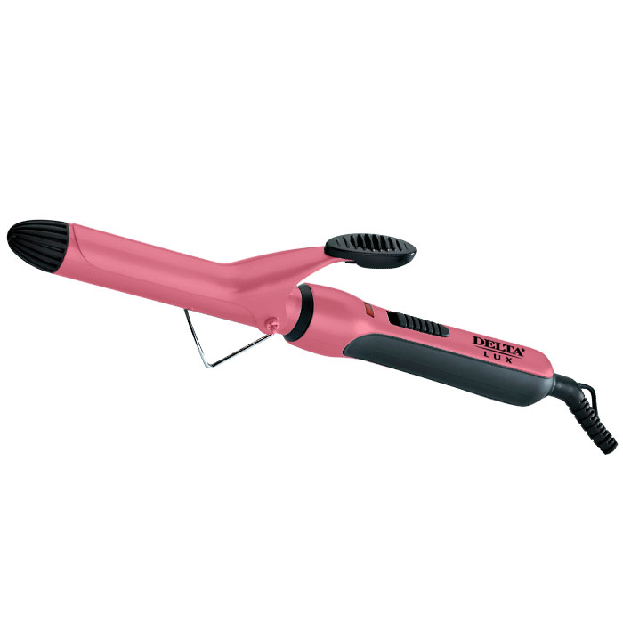 Щипцы для завивки волос DELTA LUX DL-0627 розовые
