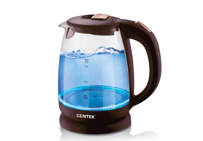 Электрочайник Centek CT-1069 (Шоколад+бронза)