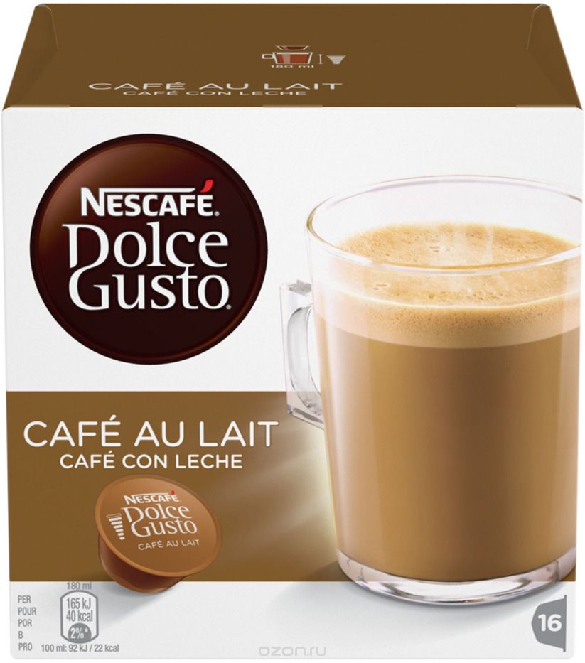  Nescafe Dolce Gusto Кофе О Ле, кофе в капсулах, 16 шт