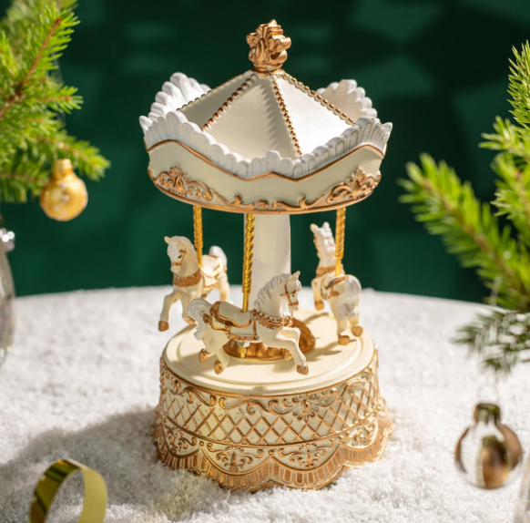 Музыкальная Статуэтка Карусель 12,4х12,4х22,9 См 146-2218