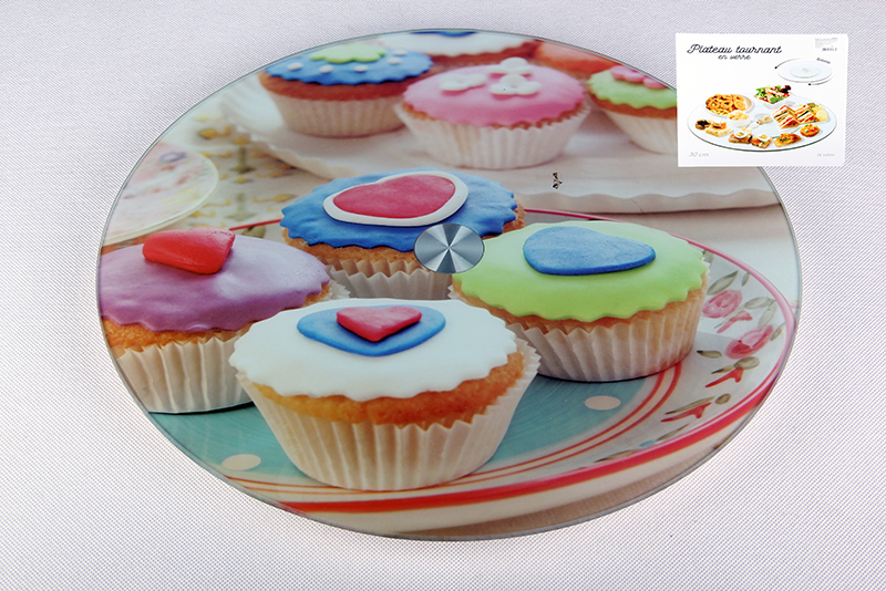 Блюдо вращающееся 35см 3201-1 Коралл