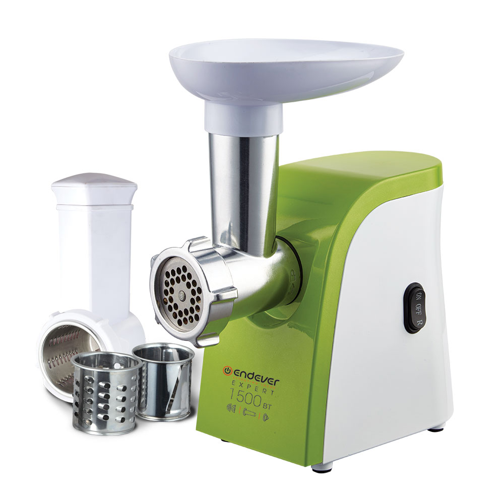 Мясорубка Endever Sigma-44 бело-салатовый 