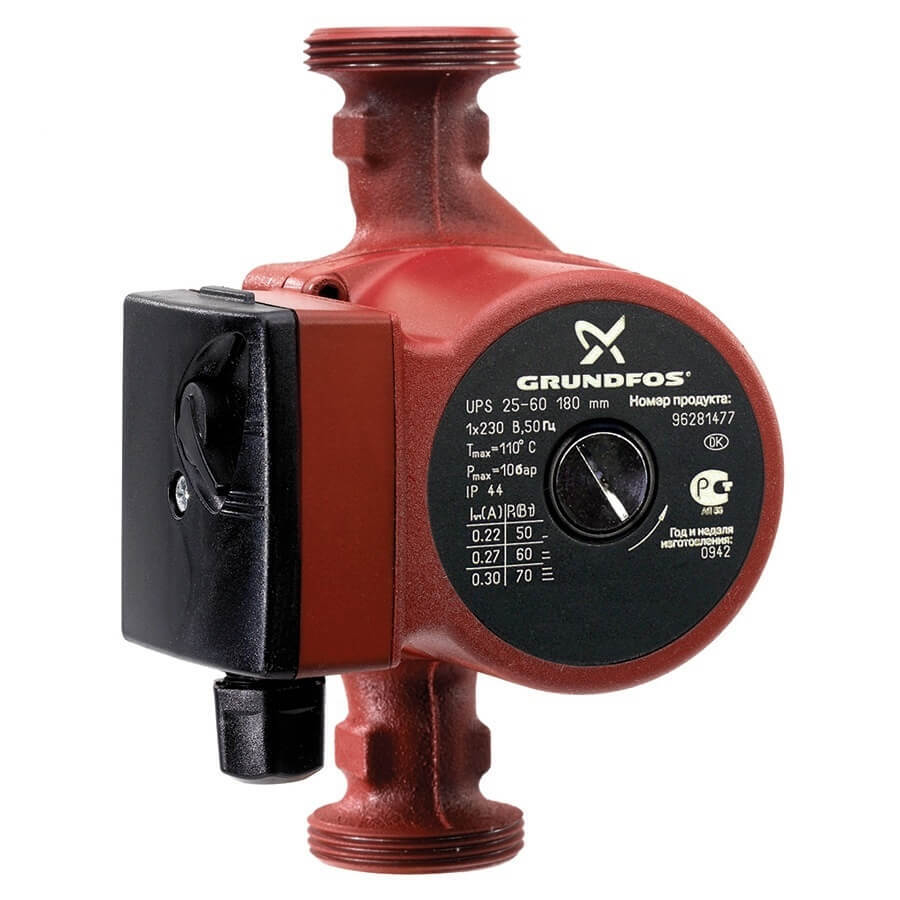 Насос циркуляционный Grundfos UPS-25-60