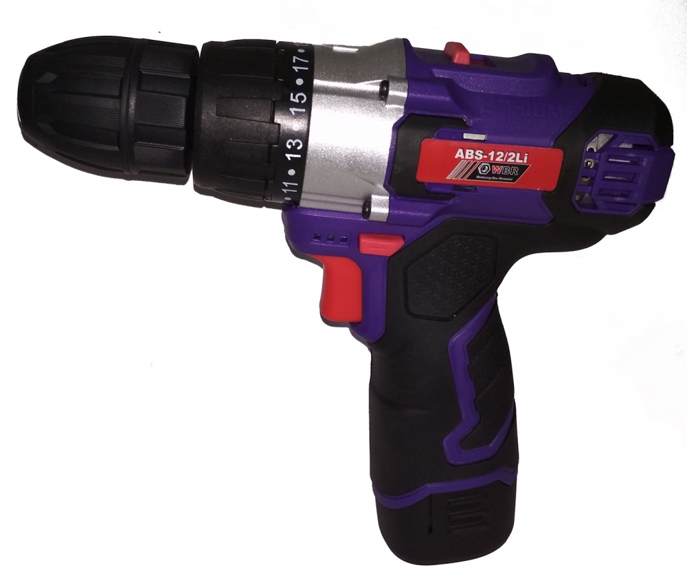Шуруповерт аккумуляторный WBR ABS-12/2Li